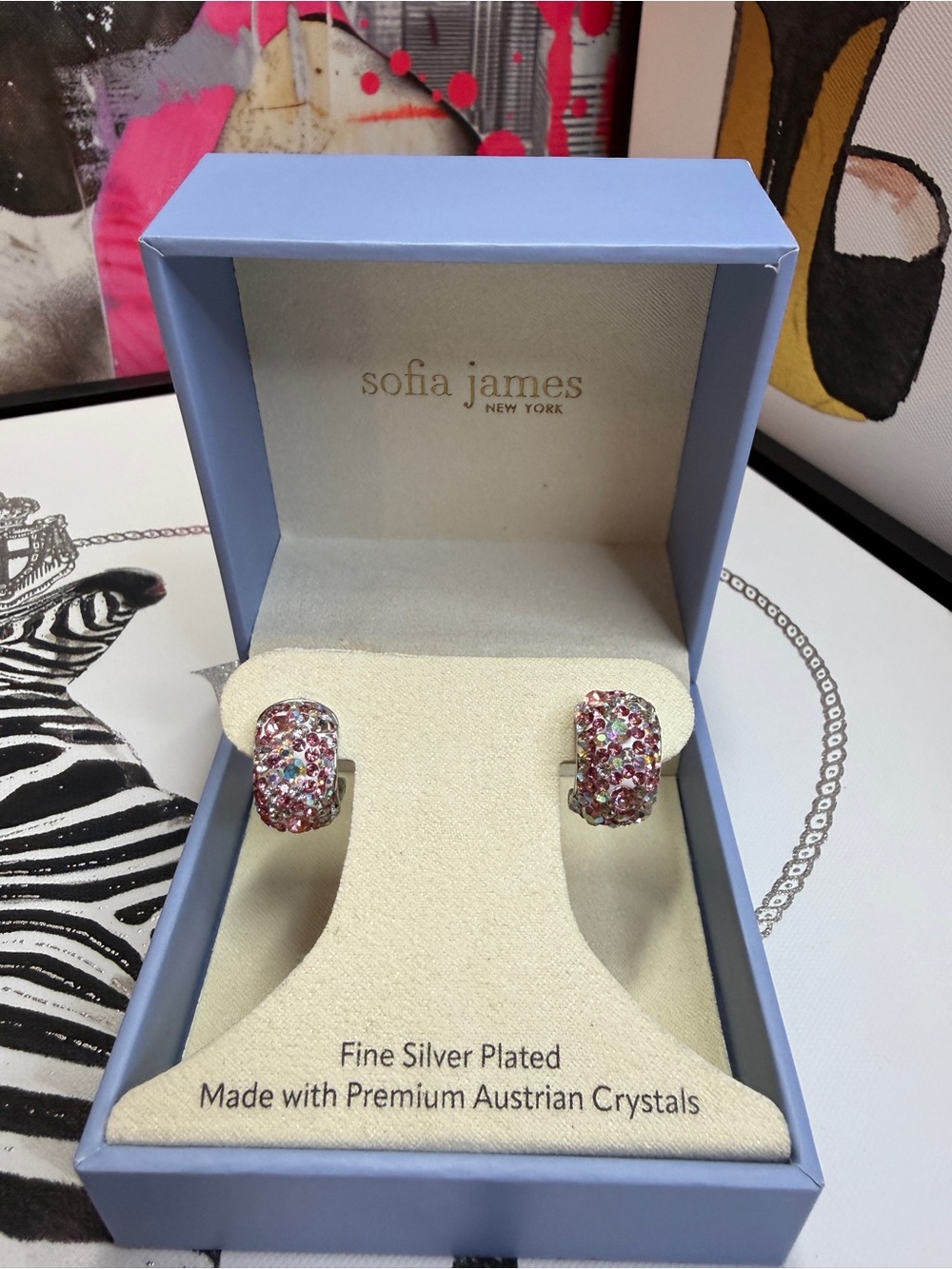 Sofia James New York Huggie Earrings